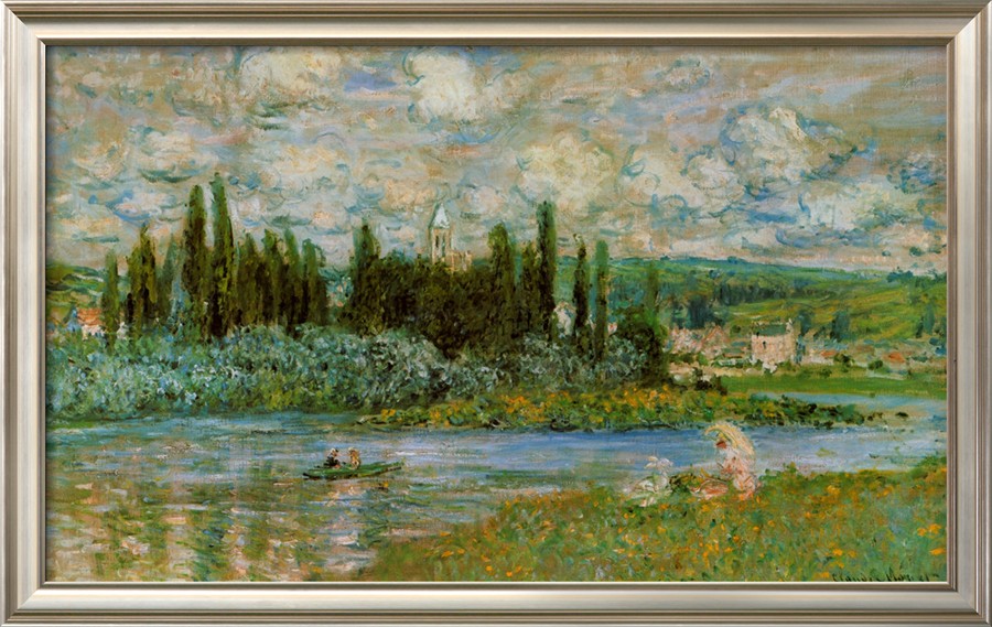 The Seine River - Claude Monet Paintings